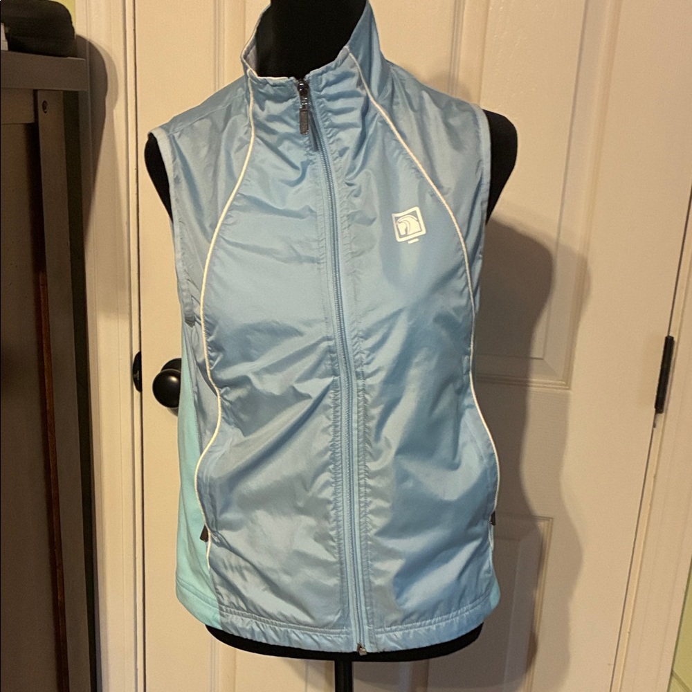 ROMFH Light Blue Zip-Up Equestrian Riding Vest
